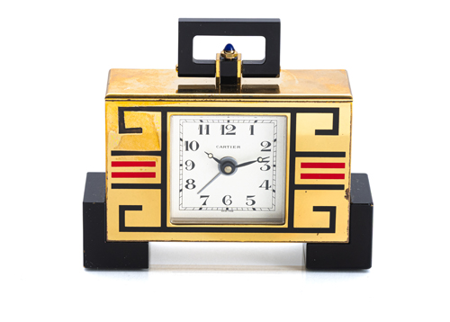 <b>CARTIER Tischuhr im Art-Déco-Stil</b>