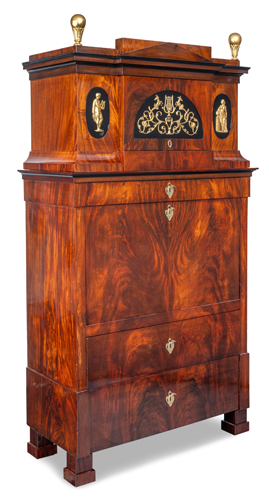 <b>Imposanter Biedermeier Secretaire-a-Abattant</b>