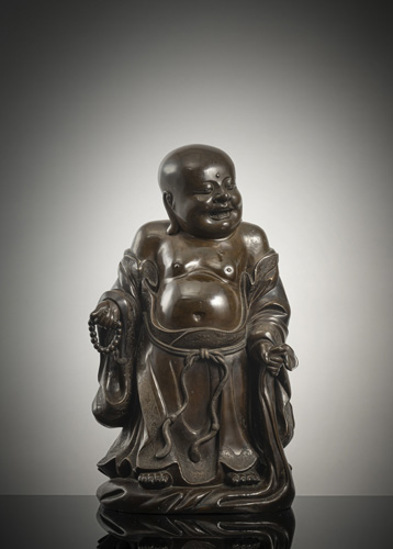 <b>A BRONZE FIGURE OF HVA SHANG</b>