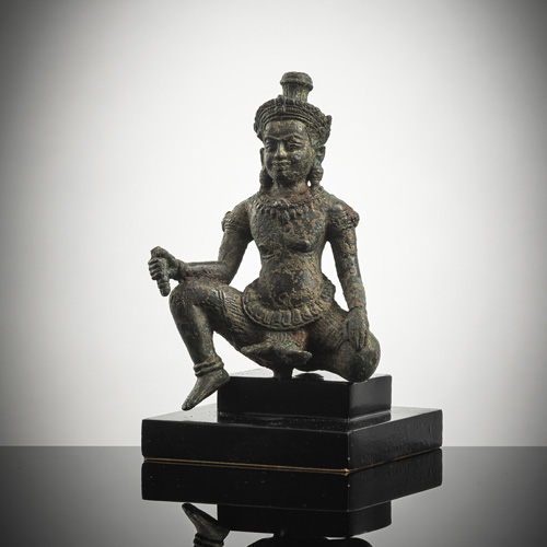 <b>A BRONZE FIGURE OF VISHVAKARMAN</b>