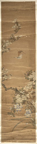 <b>Flowering branches and butterflies in the style of Ma Quan (active 17th-18th century)</b> <b>Flowering branches and butterflies in the style of Ma Quan (active 17th-18th century)</b>