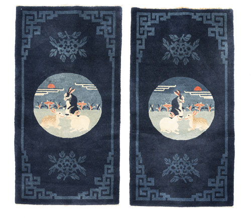 <b>Paar Paotou-Teppiche</b>