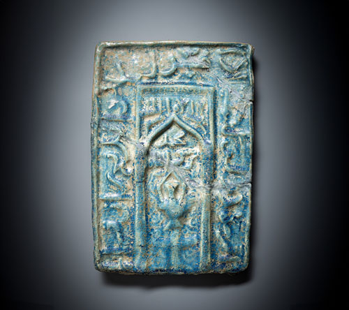 <b>Glasierte Kachel aus Keramik</b>