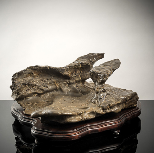 <b>A scholar's stone from the Guizhou River</b>