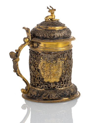 <b>Barock-Deckelhumpen mit Filigranwerk</b>