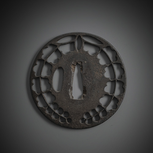 <b>An iron Sukashi tsuba</b>