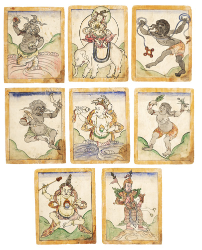 <b>The group of eight 'three demons' - Tsakli</b>