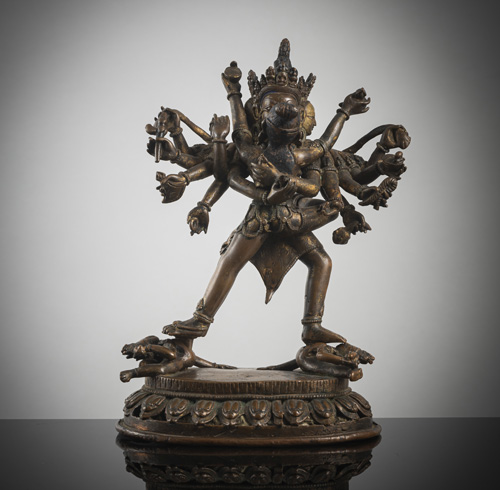 <b>A bronze of Samvara</b>