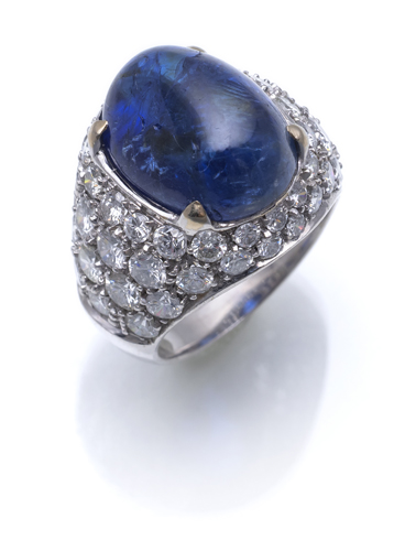 <b>Saphir Brillantring</b>