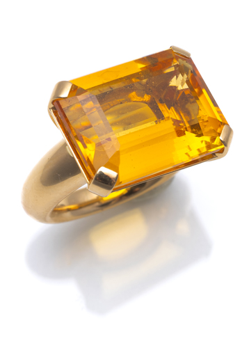 <b>Farbedelstein Ring</b>