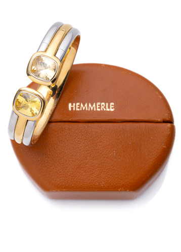 <b>HEMMERLE Armreif mit Saphiren</b>