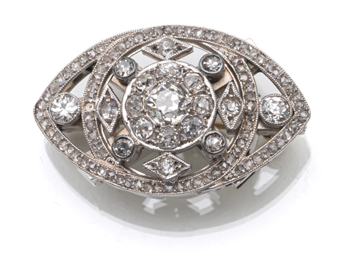 <b>Art Déco Brosche</b>