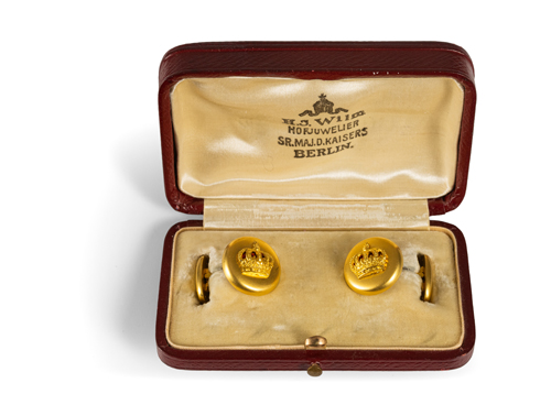 <b>Höfisches Paar Präsent Manschettenknöpfe „Heinrich von Preußen“</b>