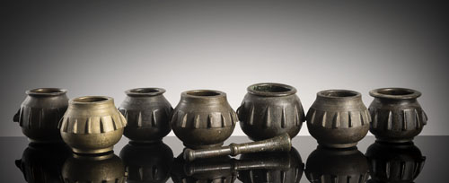 <b>Sieben Mörser</b>