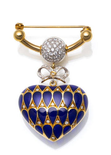 <b>Brosch/Anhänger „Herz“</b>