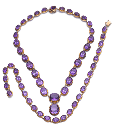 <b>Amethyst Schmuckset</b>