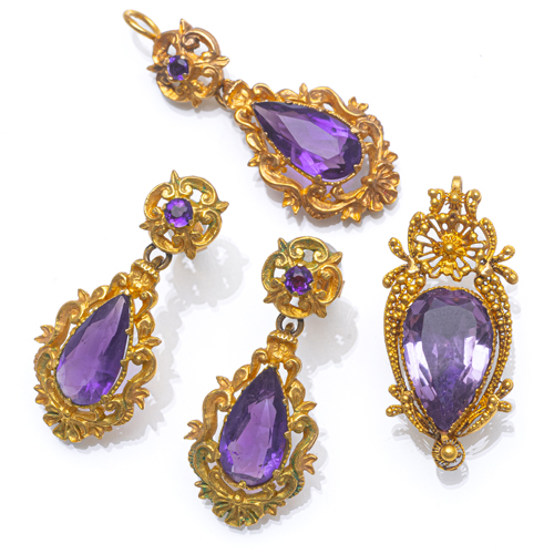 <b>Amethyst Schmuckkonvolut</b>