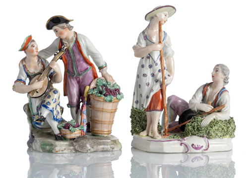 <b>TWO LUDWIGSBURG PORCELAIN GROUPS</b> <b>TWO LUDWIGSBURG PORCELAIN GROUPS</b>