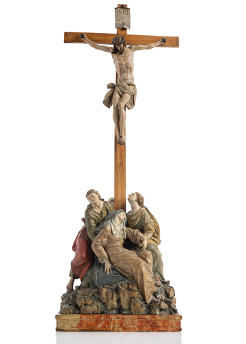 <b>Außergewöhnliche Barocke Kreuzigungsgruppe</b>