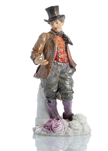 <b>A MEISSEN FIGURE OF THE 