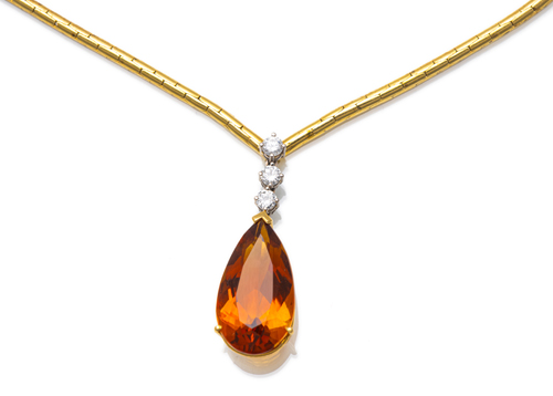 <b>Farbedelstein Collier</b>