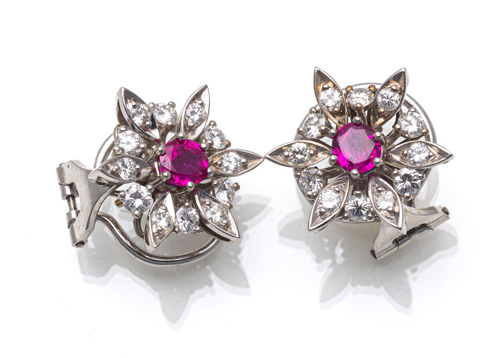 <b>Rubin Brillant Ohrschmuck</b>