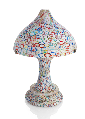 <b>A MURANO MILLEFIORI VINTAGE TABLE LAMP</b> <b>A MURANO MILLEFIORI VINTAGE TABLE LAMP</b>