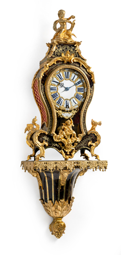 <b>Louis XV Prunk-Pendule und Konsole</b>