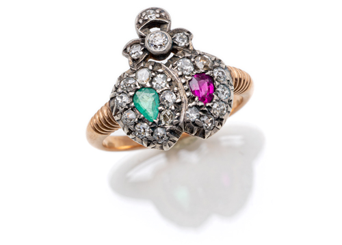 <b>Belle Époque Ring „Herz“</b>