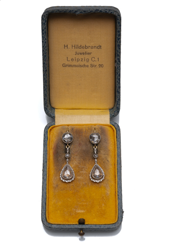 <b>Antike Diamant Ohrhänger</b>