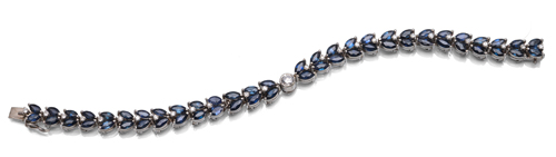 <b>Brillant Saphir Armband</b>