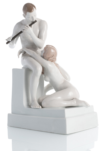 <b>A ROSENTHAL PORCELAIN GROUP OF NUDES 