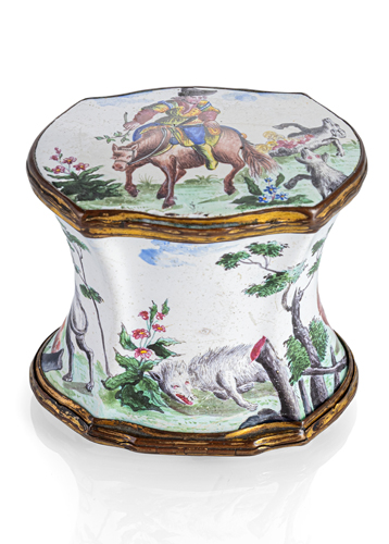 <b>Doppeltabatiere mit Jagdszenen</b>