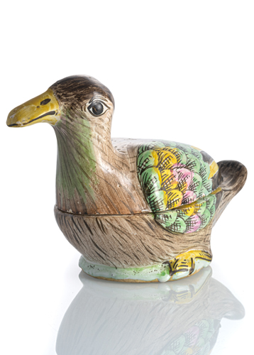 <b>Fayence Enten-Terrine</b>