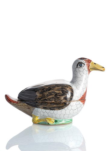 <b>Fayence Enten-Terrine</b>