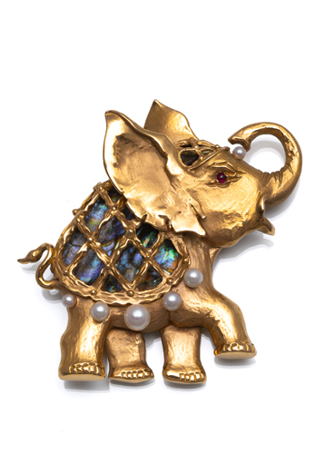 <b>Brosche „Elefant“</b>