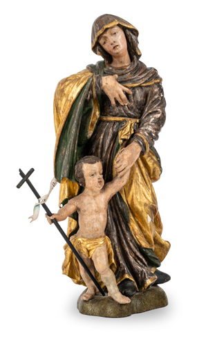 <b>Maria und der Jesusknabe aus einer Heiligen Familie</b>