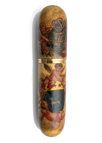 <b>Etui aus Elfenbein und Vernis Martin</b>