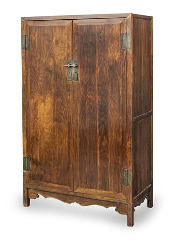 <b>Zweitüriger Schrank aus Huanghuali</b> <b>Zweitüriger Schrank aus Huanghuali</b>