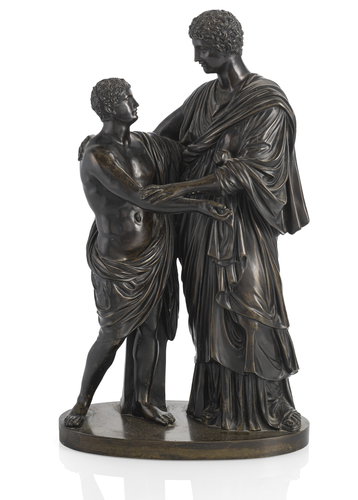 <b>Bronzegruppe Orestes und Electra</b> <b>Bronzegruppe Orestes und Electra</b>