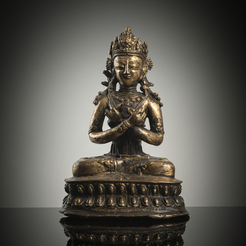 <b>FEUERVERGOLDETE BRONZE DES VAJRADHARA</b> <b>FEUERVERGOLDETE BRONZE DES VAJRADHARA</b>