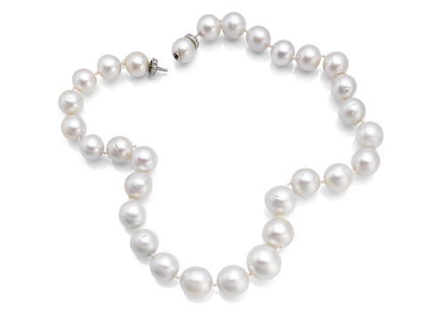 <b>Südseezuchtperlenkette</b> <b>Südseezuchtperlenkette</b>