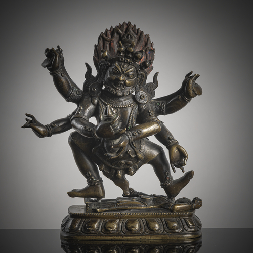 <b>Bronze des Sadbhujamahakala</b> <b>Bronze des Sadbhujamahakala</b>