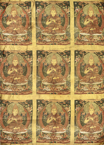 <b>FEINES SEIDENTEXTIL MIT DER DARSTELLUNG VON HUTUKTUS</b> <b>FEINES SEIDENTEXTIL MIT DER DARSTELLUNG VON HUTUKTUS</b>