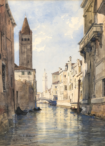<b>Venedig, monogrammiert G.S.</b> <b>Venedig, monogrammiert G.S.</b>