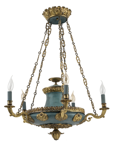 <b>Klassizistische Deckenlampe</b> <b>Klassizistische Deckenlampe</b>