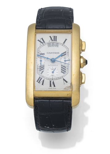 <b>CARTIER Herrenuhr „Tank American“ Chronograph</b> <b>CARTIER Herrenuhr „Tank American“ Chronograph</b>