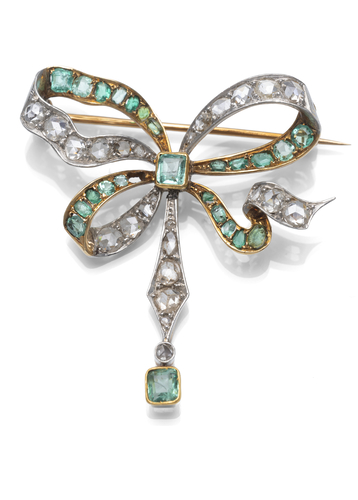 <b>Belle Époque Brosche „Schleife“</b> <b>Belle Époque Brosche „Schleife“</b>