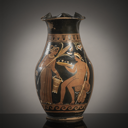 <b>Oinochoe mit Dreipassmündung</b> <b>Oinochoe mit Dreipassmündung</b>