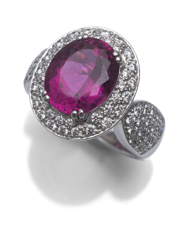 <b>Rubellit Brillantring</b> <b>Rubellit Brillantring</b>